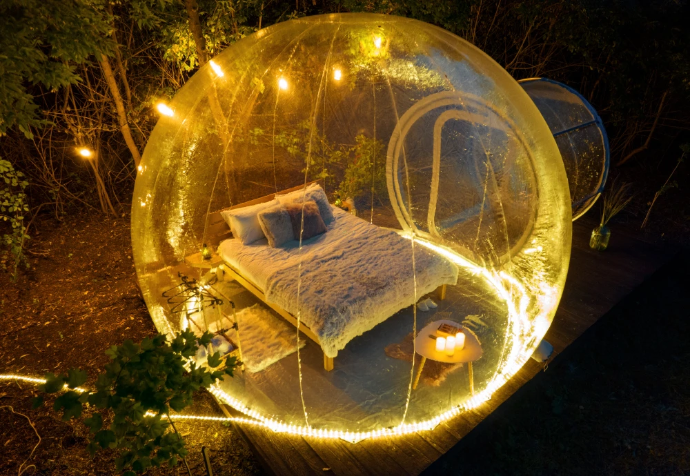 lawn bubble tent